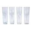 Storied Home 4-Piece 8-Ounce Hand-Blown Drinking Glass With Etched Botanicals, Clear -Interio Store GUEST cc7b7e83 3e59 4f11 8779 f2fb99c741f3