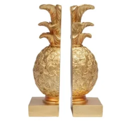 2pc Pineapple Bookend Set Bronze - Storied Home -Interio Store GUEST d3b51bcd 4d6c 40d1 8b72 f94c4249c7bb