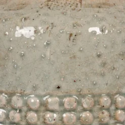 Storied Home Round Terra-cotta Hobnail Planter Vase With Heavily Distressed Finish 12 Storied Home Round Terra-cotta Hobnail Planter Vase With Heavily Distressed Finish -Interio Store GUEST d47ed790 8dfa 423b 8b46 846a9d02101f