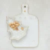 Storied Home Debossed Stoneware Cheese/Cutting Board With Trees And Gold Electroplating In Reactive Glaze, White 1 Storied Home Debossed Stoneware Cheese/Cutting Board With Trees And Gold Electroplating In Reactive Glaze, White -Interio Store GUEST d5ce57f8 855c 4f45 914f abd65635af63