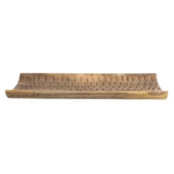 Storied Home Boho Hand Carved Curved Wood Tray, Natural 11 Storied Home Boho Hand Carved Curved Wood Tray, Natural -Interio Store GUEST d9bafd11 5f40 4022 a1ef e517f2cc70ea