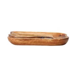 Storied Home Acacia Wood Divided Tray, Natural -Interio Store GUEST dd1d119f 79ad 454f 8853 3d587eeab58e