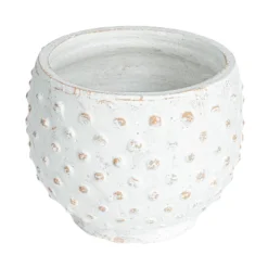 Storied Home Distressed Terra Cotta Hobnail Planter 15 Storied Home Distressed Terra Cotta Hobnail Planter -Interio Store GUEST e24f759e 3889 48c0 9b65 79f5be27f76e