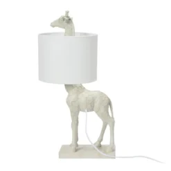 Resin Giraffe Table Lamp White - Storied Home -Interio Store GUEST e2809aec 6cef 4102 9017 846483921f90