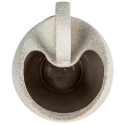 Storied Home 9 Inches 82-Ounce Textured Stoneware Pitcher In Reactive Glaze, White 18 Storied Home 9 Inches 82-Ounce Textured Stoneware Pitcher In Reactive Glaze, White -Interio Store GUEST e4009b8d 690b 4e74 8a34 ad5db3b5b722