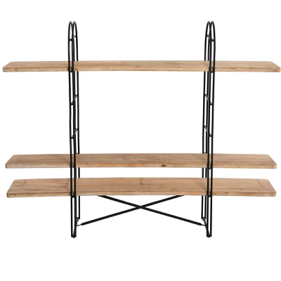 Eitri Wood And Metal Adjustable Shelving Unit 10 Eitri Wood And Metal Adjustable Shelving Unit - Image 8