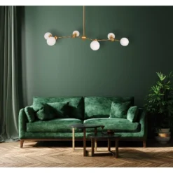 6-Light Sputnik Sphere Chandelier - Storied Home -Interio Store GUEST e5cae110 5c21 4d42 9be5 65ae902c6869