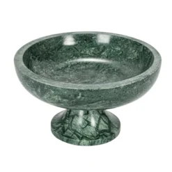 Storied Home Marble Footed Pedestal Bowl -Interio Store GUEST e6c8e827 8550 479d 9572 506c06a31b41