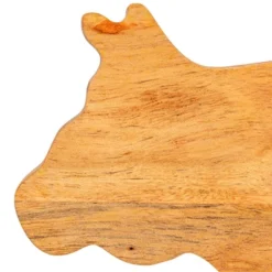 Storied Home Acacia Wood Cow Shaped Cheese/Cutting Board, Natural 9 Storied Home Acacia Wood Cow Shaped Cheese/Cutting Board, Natural -Interio Store GUEST e7550252 9331 494a 9f36 b99cc37df281