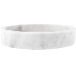 Storied Home Minimalist Round Carved Marble Tray Or Charcuterie Board, White 10 Storied Home Minimalist Round Carved Marble Tray Or Charcuterie Board, White -Interio Store GUEST eb39ba0b 0df2 45a2 a585 84192edd4556