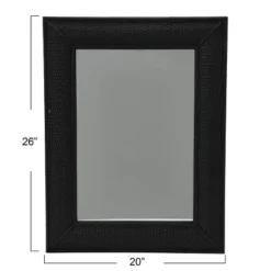 Firwood Rattan Wall Mirror Black - Storied Home -Interio Store GUEST ebc593ef e942 4521 b42d 7dc378cc955e