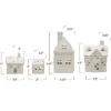 Storied Home Stoneware Village With LED Lights And Electroplating, White, Set Of 4 1 Storied Home Stoneware Village With LED Lights And Electroplating, White, Set Of 4 -Interio Store GUEST f776a8d1 fe05 4cad 8199 edda6733ad3e