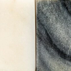 Storied Home Heart-Shaped Marble Salt And Pepper Shakers, Set Of 2, Grey And White -Interio Store GUEST f8e9e6ec 0a6e 4c84 ab16 98ef2b8f55ab