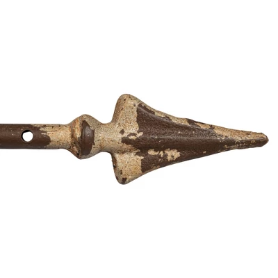 27.5" Metal Arrow Wall Décor Distressed Rust Finish - 3R Studios 9 27.5" Metal Arrow Wall Décor Distressed Rust Finish - 3R Studios - Image 7
