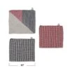Storied Home 3-Piece Cotton Knit Dish Cloths With Pattern, Red, White And Grey 2 Storied Home 3-Piece Cotton Knit Dish Cloths With Pattern, Red, White And Grey -Interio Store GUEST ff428599 7793 479a 8e02 6e7e207520e4